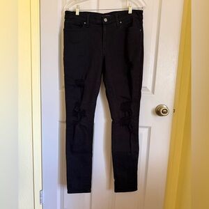 Levi's 711 distressed Skinny Jeans